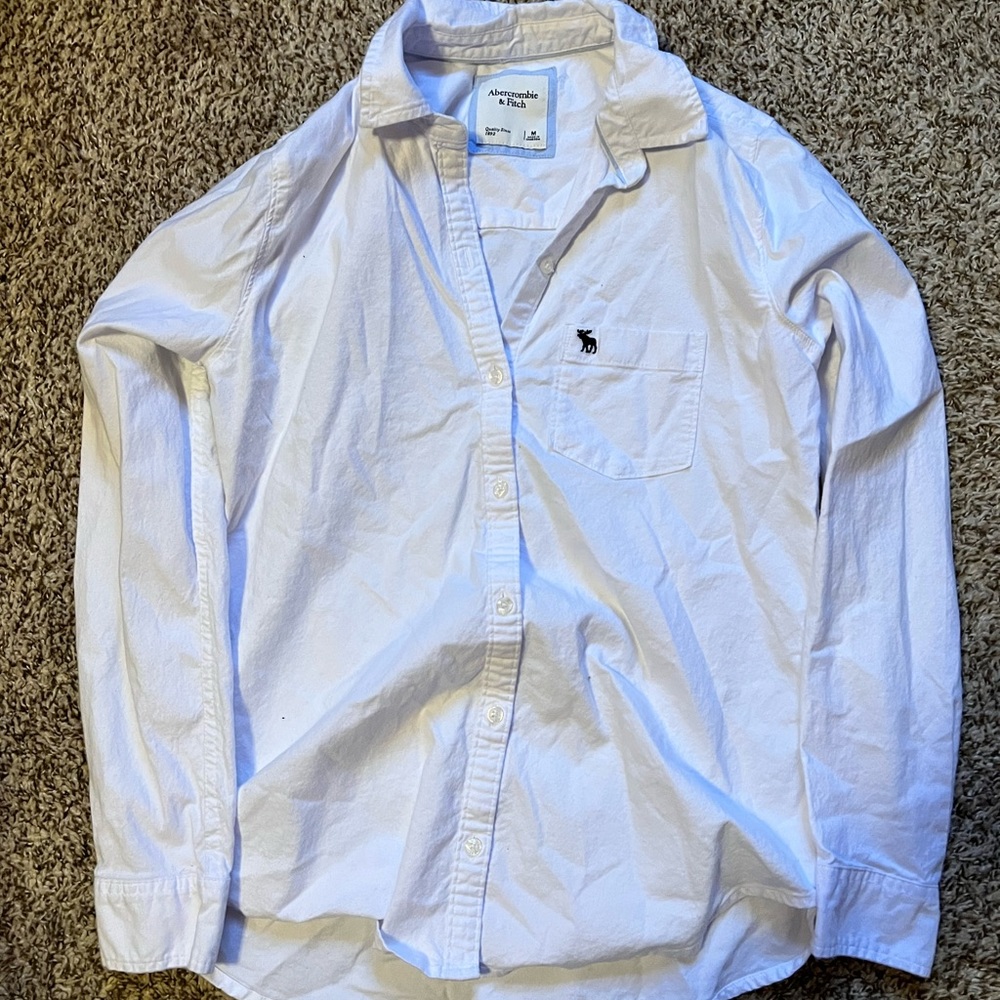 White button down